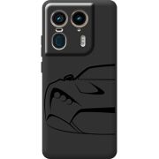 Черный чехол BoxFace Motorola Edge 50 Ultra Sportcar