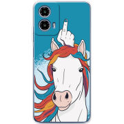 Чехол BoxFace Motorola G34 Fuck Unicorn