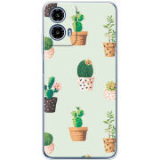 Чехол BoxFace Motorola G34 L-green Cacti