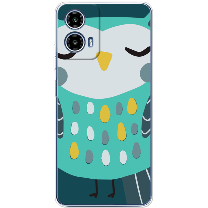 Чехол BoxFace Motorola G34 Green Owl