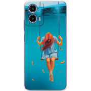 Чехол BoxFace Motorola G34 Girl In The Sea