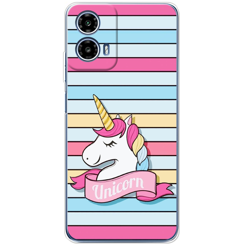 Чехол BoxFace Motorola G34 Unicorn