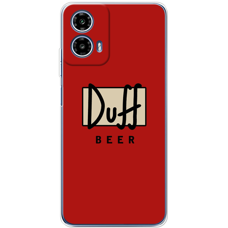 Чехол BoxFace Motorola G34 Duff beer