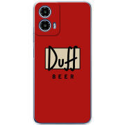 Чехол BoxFace Motorola G34 Duff beer