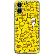 Чехол BoxFace Motorola G34 Yellow Ducklings