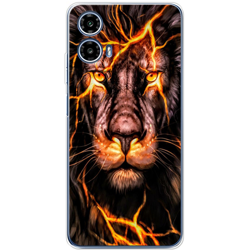 Чехол BoxFace Motorola G34 Fire Lion