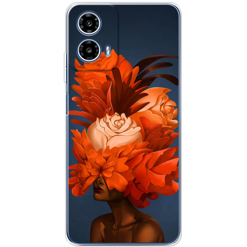 Чехол BoxFace Motorola G34 Exquisite Orange Flowers