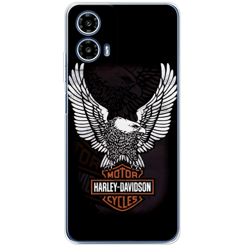 Чехол BoxFace Motorola G34 Harley Davidson and eagle