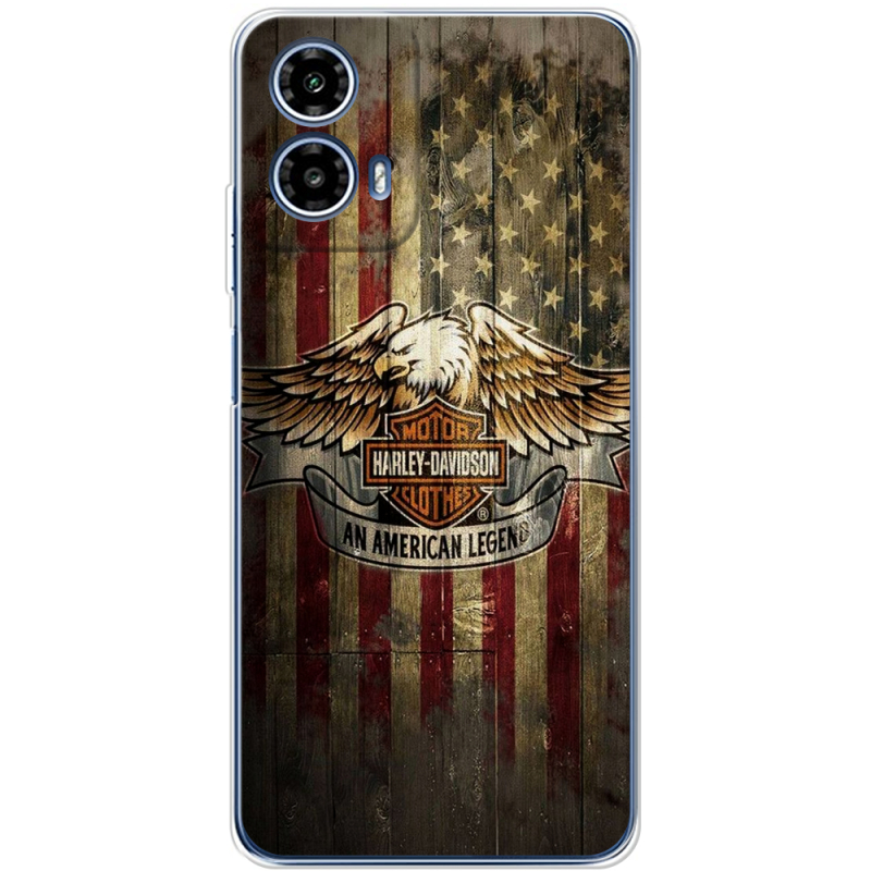 Чехол BoxFace Motorola G34 Harley An American Legend