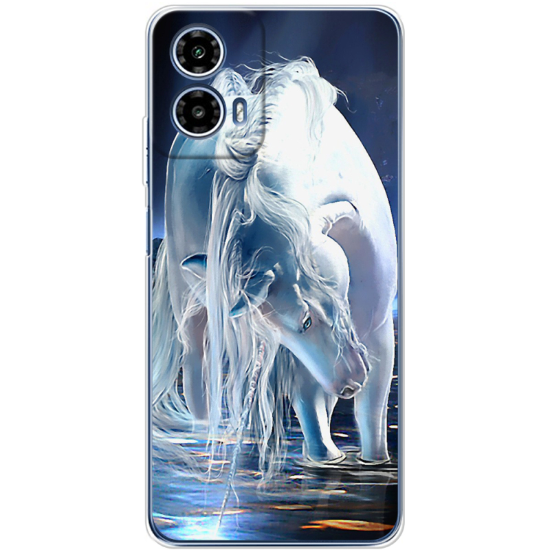 Чехол BoxFace Motorola G34 White Horse