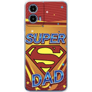 Чехол BoxFace Motorola G34 Super Dad