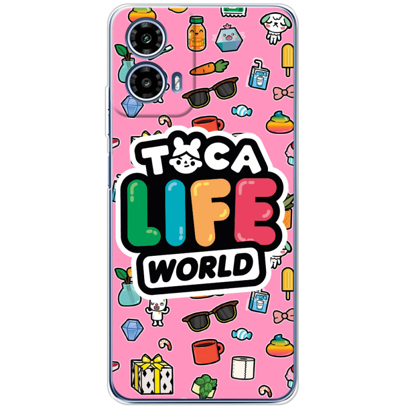 Чехол BoxFace Motorola G34 Toca Boca Life World