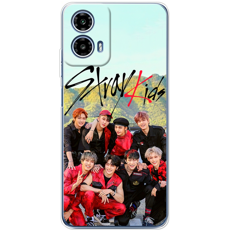 Чехол BoxFace Motorola G34 Stray Kids Boy Band