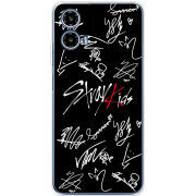 Чехол BoxFace Motorola G34 Stray Kids автограф