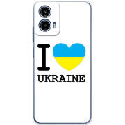 Чехол BoxFace Motorola G34 I love Ukraine