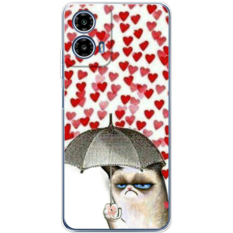 Чехол BoxFace Motorola G34 Raining Hearts