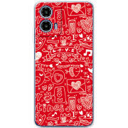 Чехол BoxFace Motorola G34 Happy Valentines