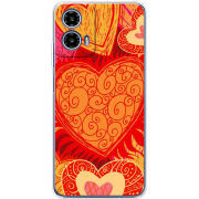 Чехол BoxFace Motorola G34 Warm Hearts