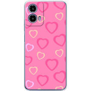 Чехол BoxFace Motorola G34 Sugar Hearts