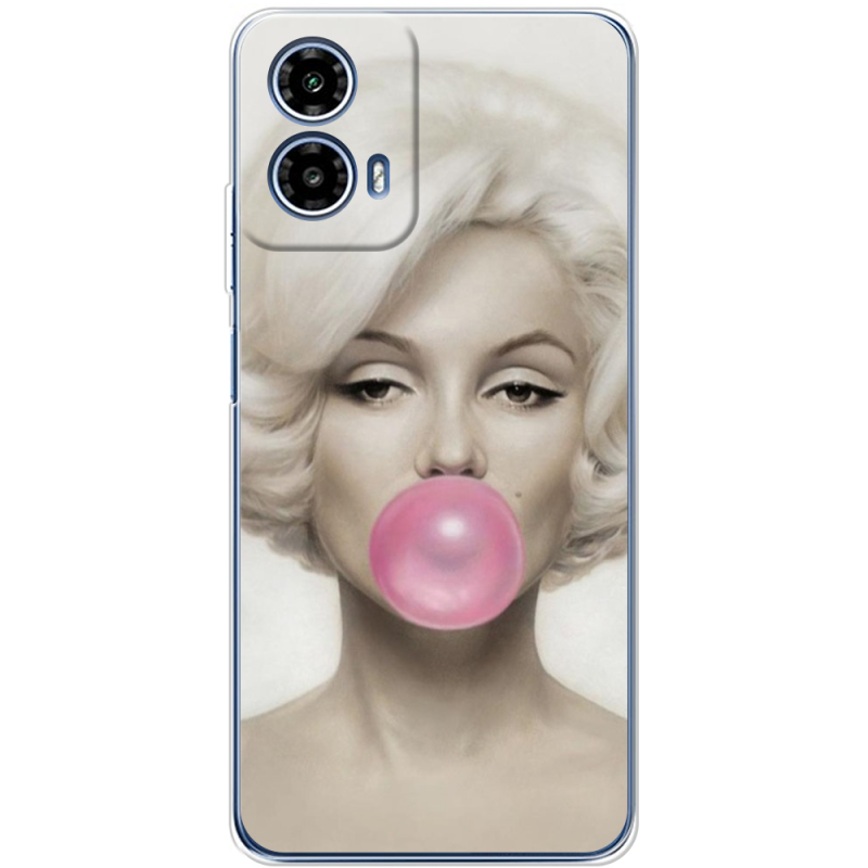 Чехол BoxFace Motorola G34 Marilyn Monroe Bubble Gum