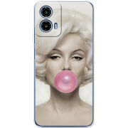 Чехол BoxFace Motorola G34 Marilyn Monroe Bubble Gum