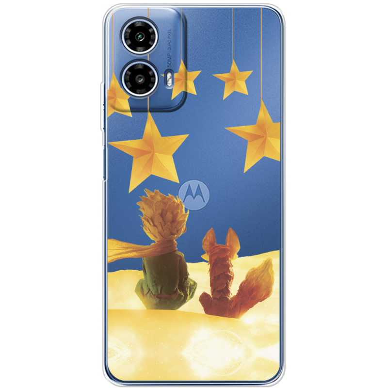 Прозрачный чехол BoxFace Motorola G34 Little Prince