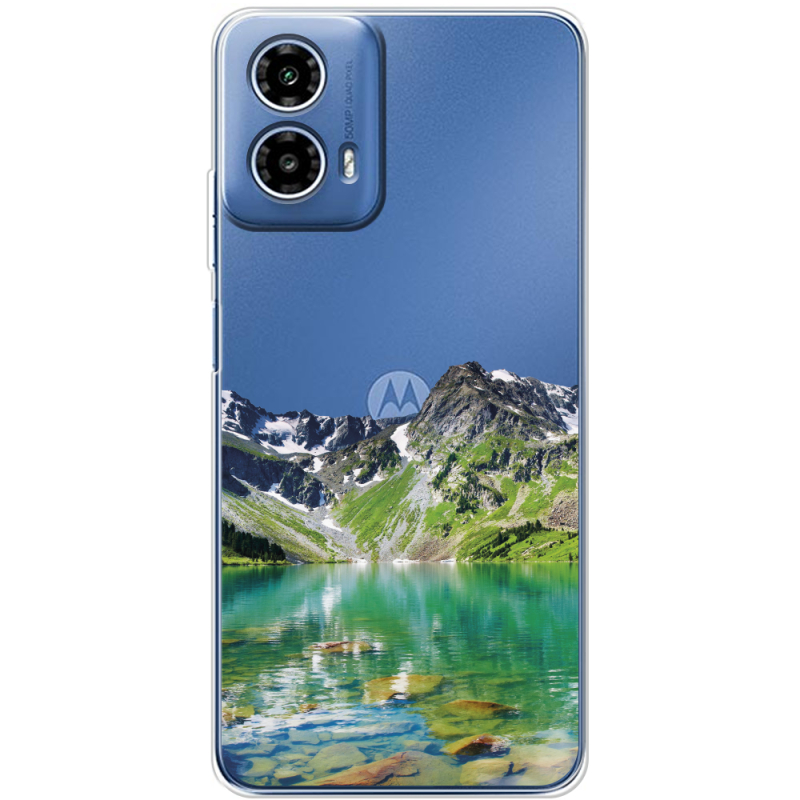 Прозрачный чехол BoxFace Motorola G34 Green Mountain