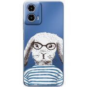 Прозрачный чехол BoxFace Motorola G34 MR. Rabbit