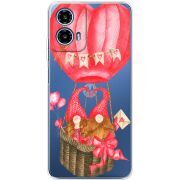 Прозрачный чехол BoxFace Motorola G34 Valentine Dwarfs