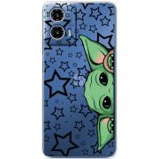 Прозрачный чехол BoxFace Motorola G34 Baby Yoda