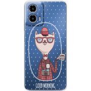 Прозрачный чехол BoxFace Motorola G34 Good Morning