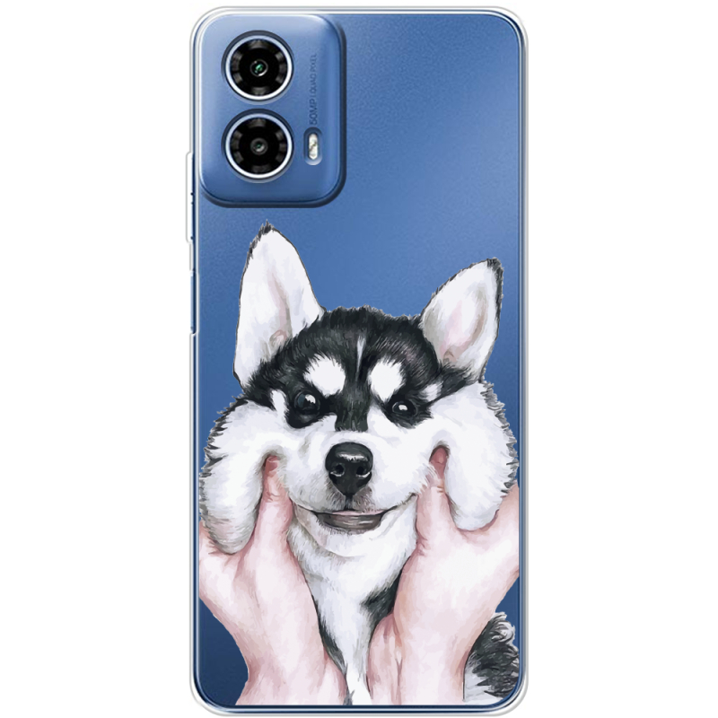 Прозрачный чехол BoxFace Motorola G34 Husky