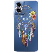 Чехол со стразами Motorola G34 Dreamcatcher