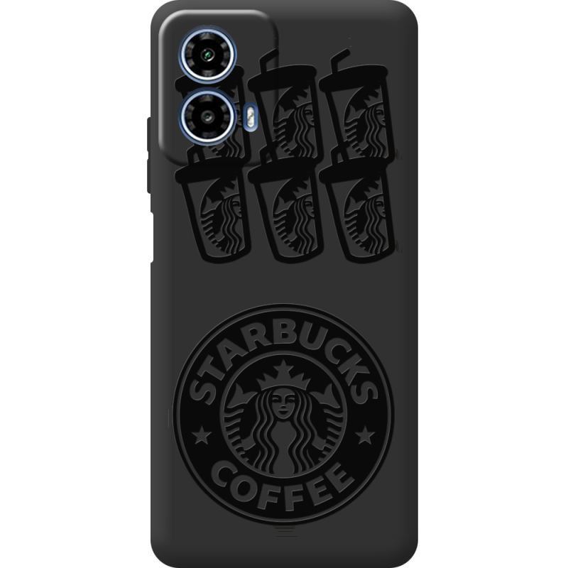 Черный чехол BoxFace Motorola G34 Black Coffee