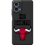 Черный чехол BoxFace Motorola G34 Не Бикуй