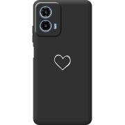 Черный чехол BoxFace Motorola G34 My Heart