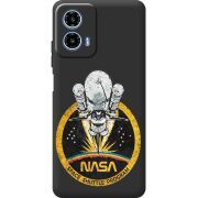 Черный чехол BoxFace Motorola G34 NASA Spaceship