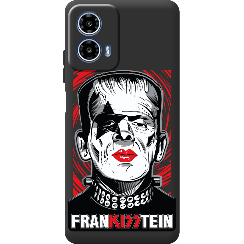 Черный чехол BoxFace Motorola G34 Frankisstein