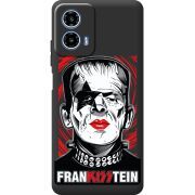 Черный чехол BoxFace Motorola G34 Frankisstein