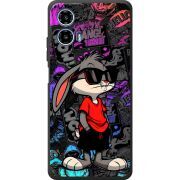 Черный чехол BoxFace Motorola G34 Малий вухань