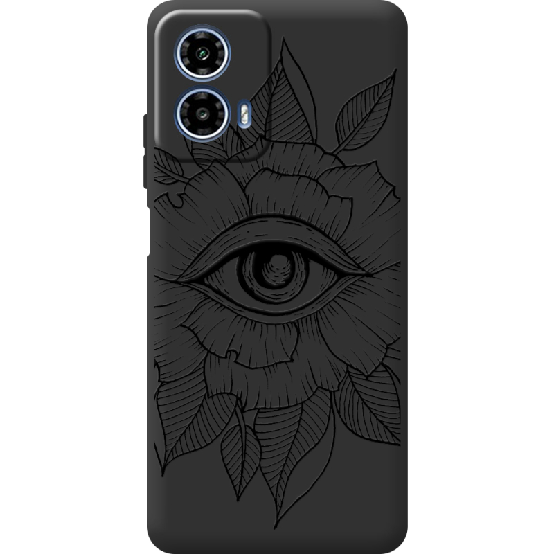 Черный чехол BoxFace Motorola G34 Eye