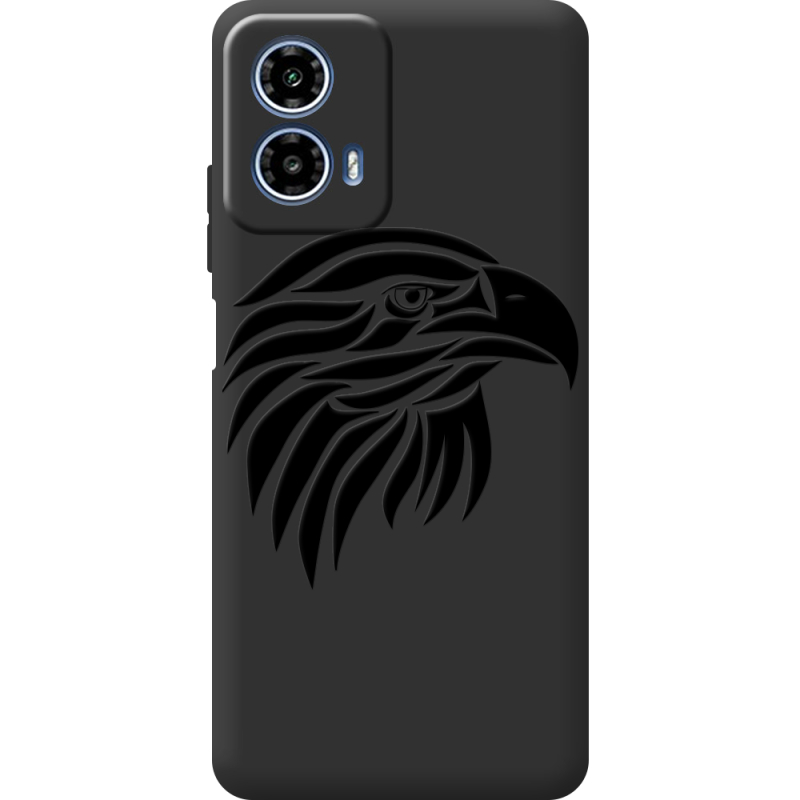 Черный чехол BoxFace Motorola G34 Eagle