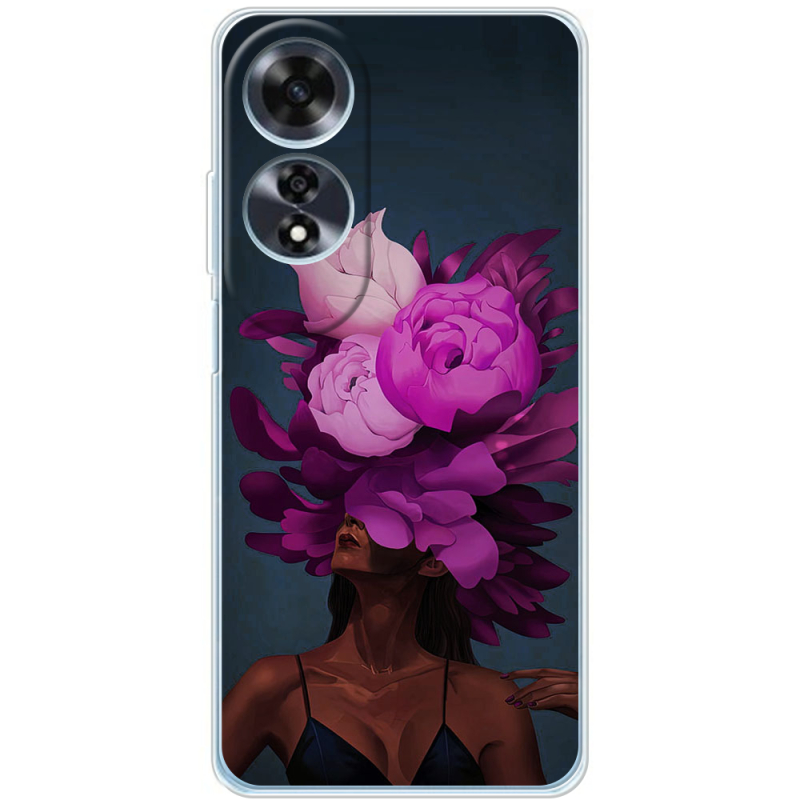 Чехол BoxFace OPPO A60 Exquisite Purple Flowers