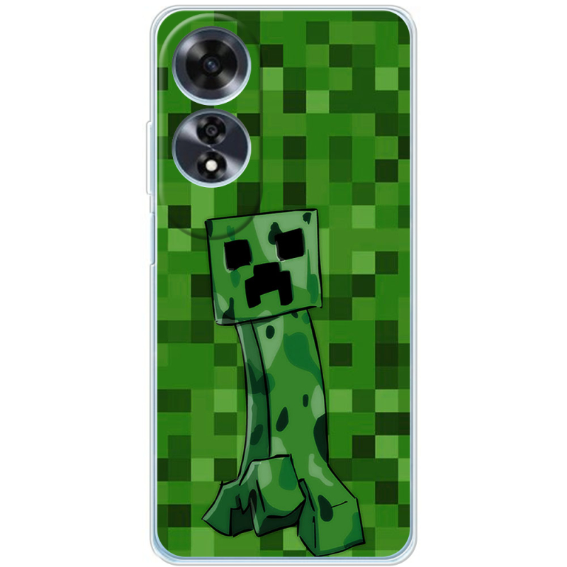 Чехол BoxFace OPPO A60 Minecraft Creeper