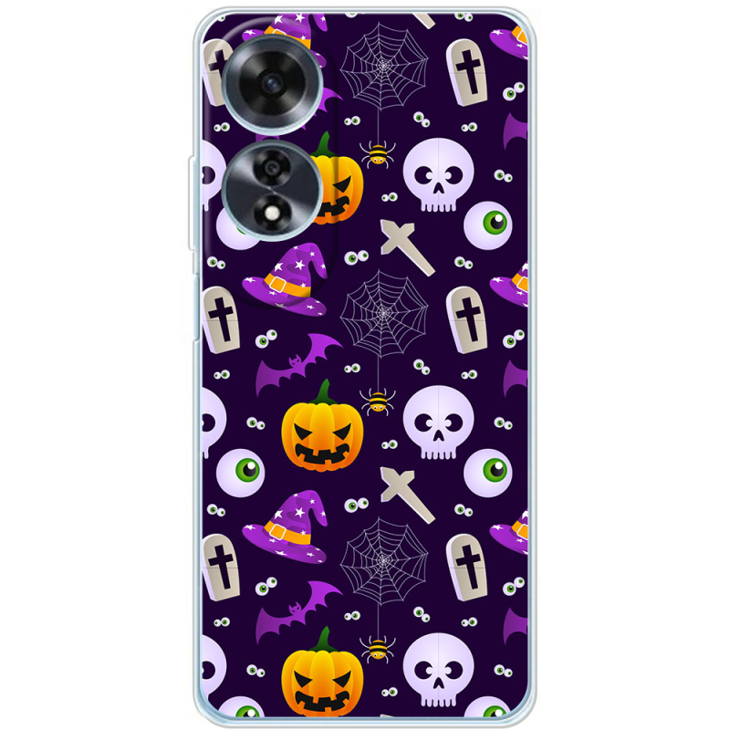 Чехол BoxFace OPPO A60 Halloween Purple Mood