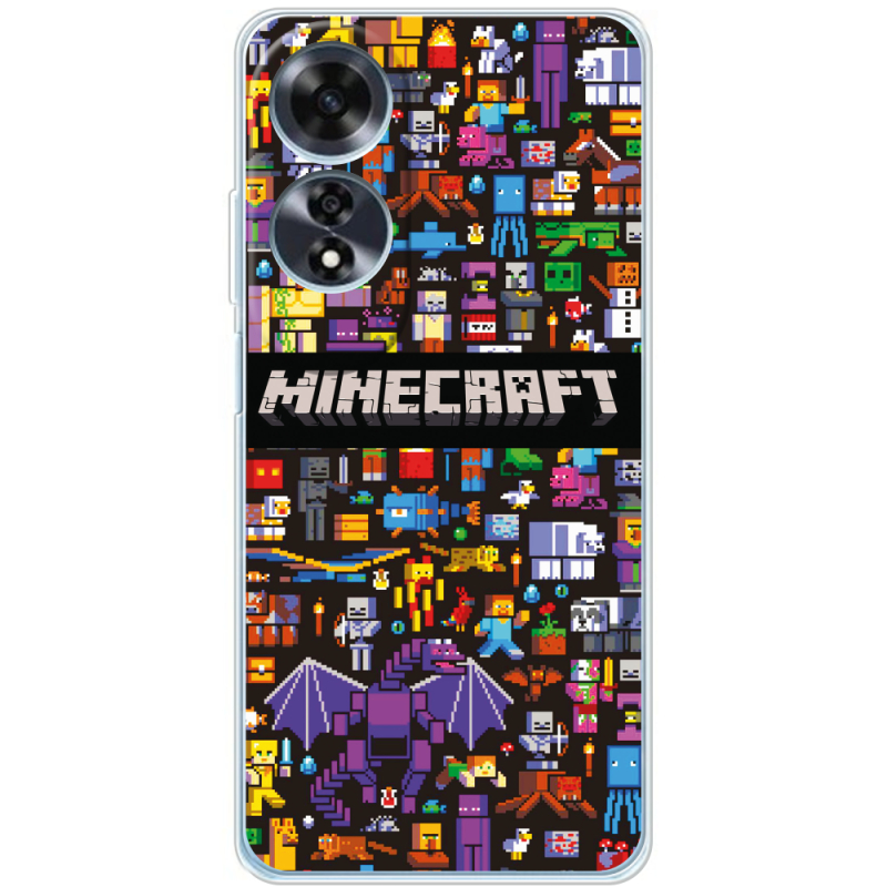 Чехол BoxFace OPPO A60 Minecraft Mobbery