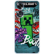 Чехол BoxFace OPPO A60 Minecraft Graffiti