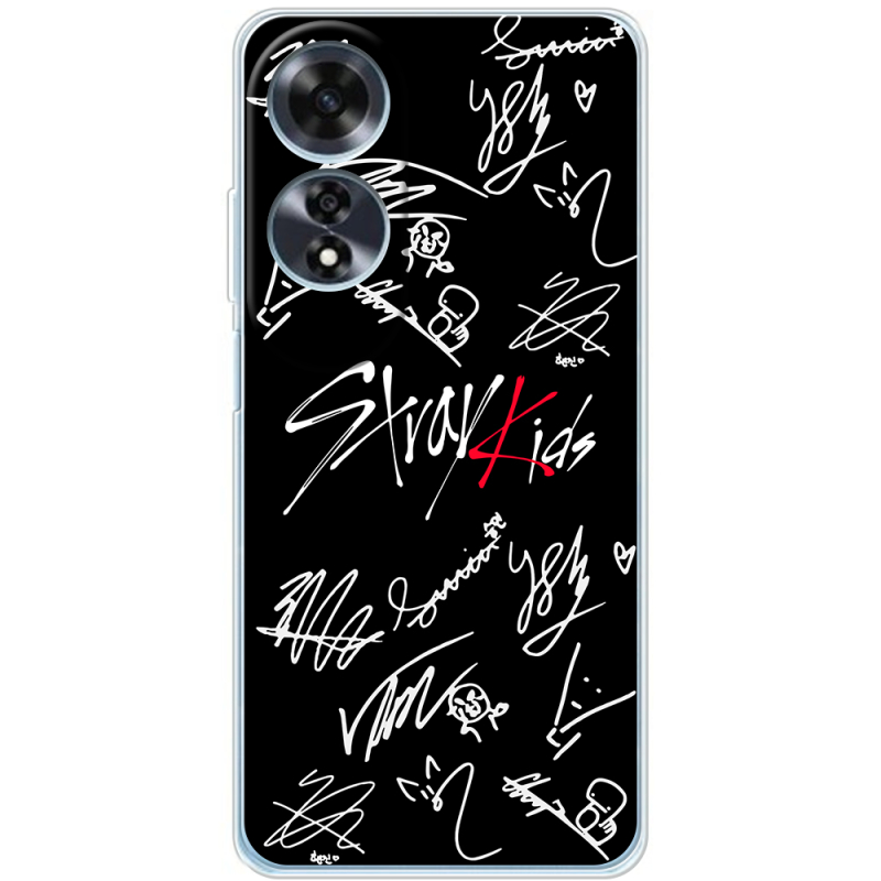 Чехол BoxFace OPPO A60 Stray Kids автограф