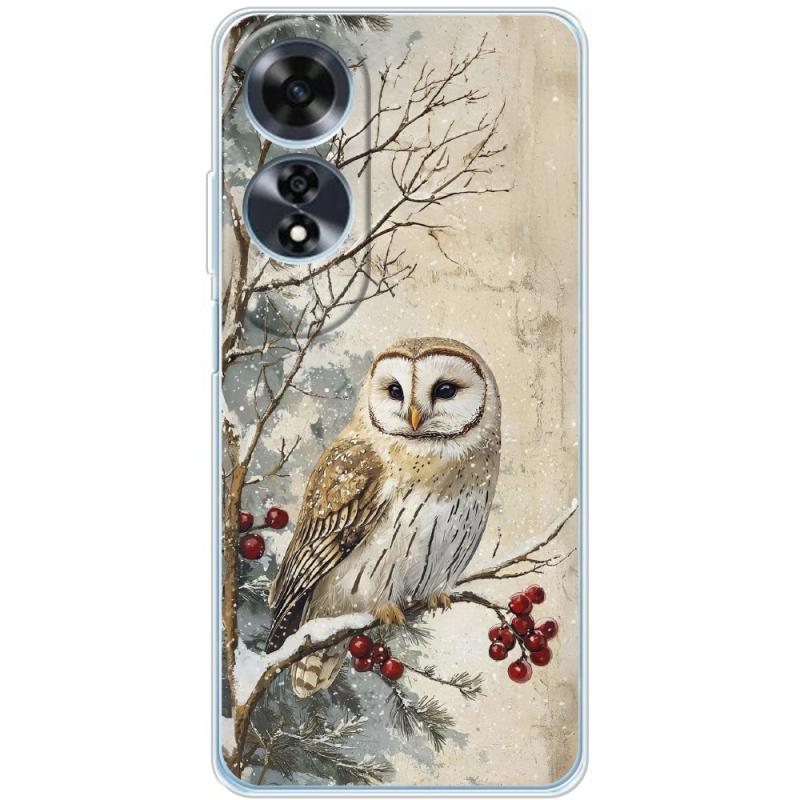 Чехол BoxFace OPPO A60 Christmas Owl