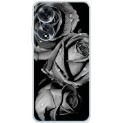 Чехол BoxFace OPPO A60 Black and White Roses